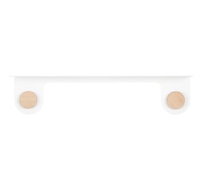 Hook Wall Shelf, Matt White, 60 cm