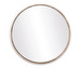 Look Mirror, White-Oiled Oak, ø 27 cm
