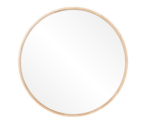 Look Mirror, White-Oiled Oak, ø 32 cm