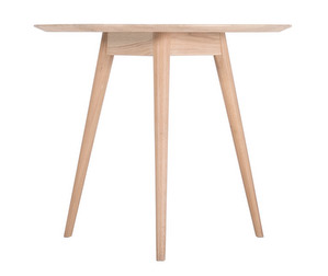 Stafa Table, White-Oiled Oak, ø 90 cm