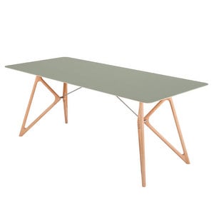 Tink-ruokapöytä, valkovahattu tammi/vihreä, 200 x 90 cm Tink-ruokapöytä, valkovahattu tammi/vihreä, 200 x 90 cm