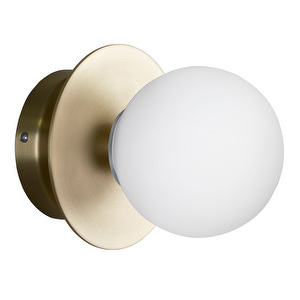 Art Deco Wall Lamp, Brushed Brass