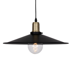 Disc Pendant Lamp, Black, ⌀ 40 cm