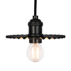 Omega Pendant Lamp, Black, ⌀ 15 cm