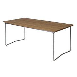 Pöytä B31, tammi/teräs, 170 x 92 cm
