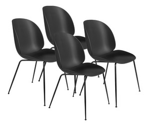 Beetle-tuoli, black/mattamusta, 4 kpl