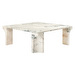 Doric Coffee Table, Electric Grey, 80 x 80 cm