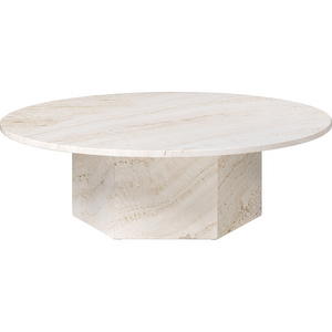 Epic Coffee Table, White, ⌀ 110 cm