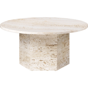 Epic Coffee Table, White, ⌀ 80 cm