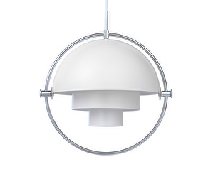 Multi-Lite Pendant, Chrome/White, ø 36 cm