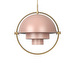 Multi-Lite-riippuvalaisin, messinki / dusty rose, ø 36 cm