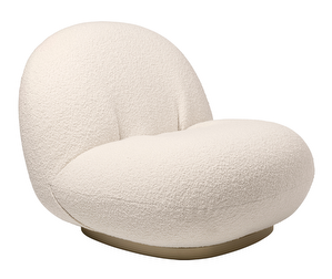 Pacha Lounge Chair, Fabric Karakorum 001 White