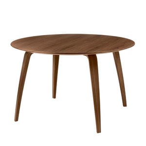 GUBI-ruokapöytä, pähkinä, ⌀ 120 cm