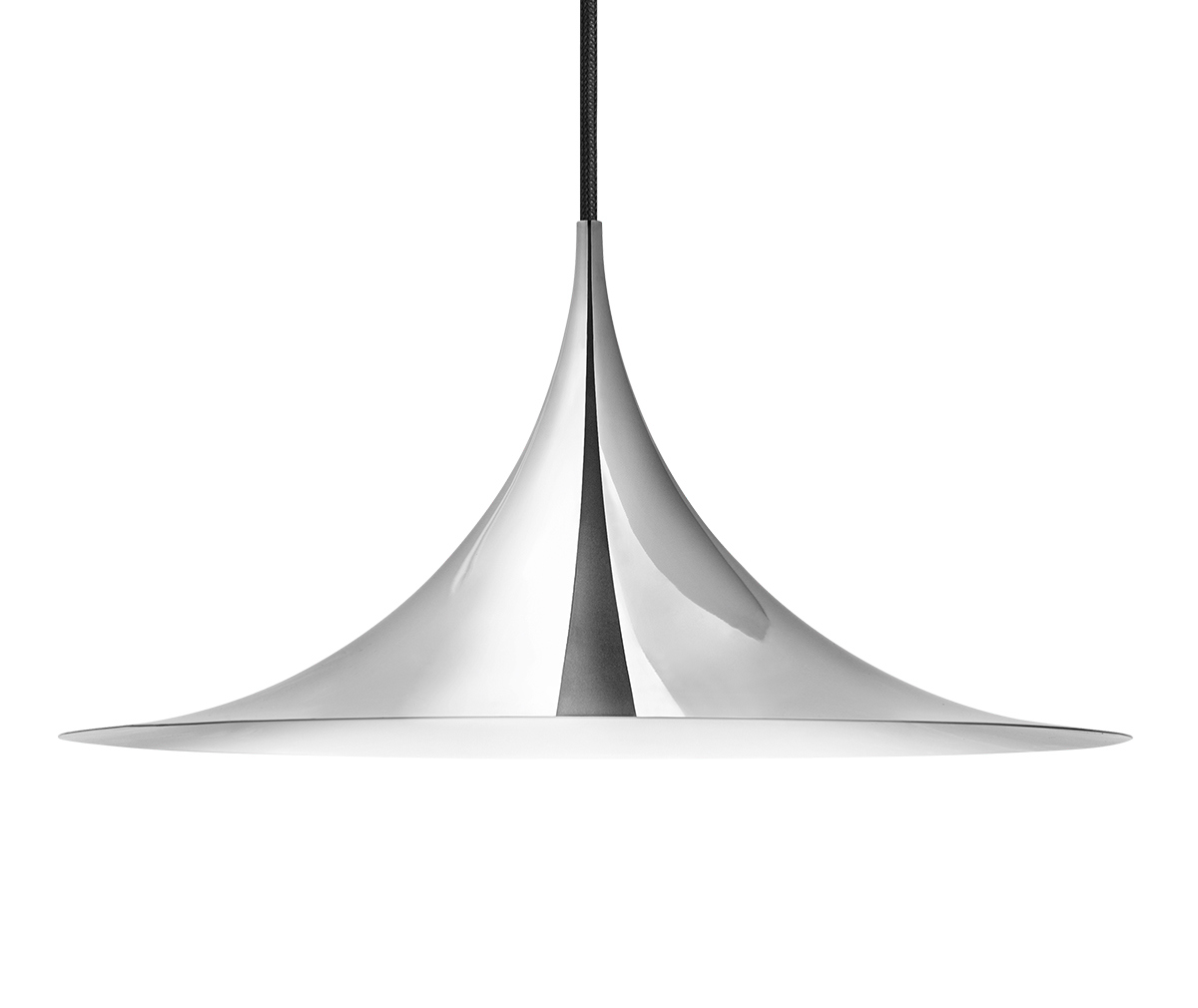 Gubi Semi-riippuvalaisin kromi, ø 30 cm
