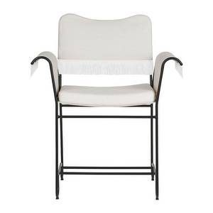 Tropique Chair, Leslie Fabric 06 White/Black
