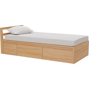 Adams II Bed, Oak, 90 x 200 cm