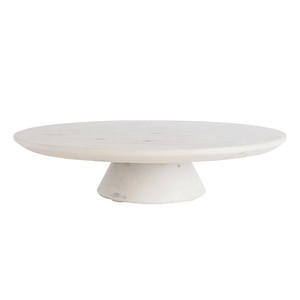 Isai Cheese Plate, Marble, ø 30 cm