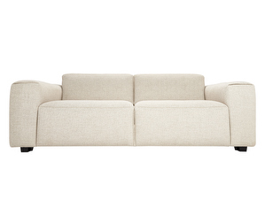 Posada Sofa, Legge Fabric Beige, W 219 cm