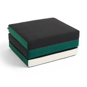 3 Fold -patja, green, 70 x 195 cm