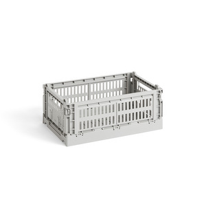 Colour Crate -kori, light grey, small