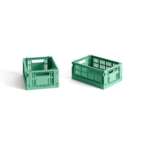 Colour Crate Mini -korit, dark mint, 2 kpl