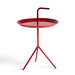 DLM-sivupöytä, cherry red, ⌀ 38 cm