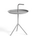 DLM-sivupöytä, grey, ⌀ 38 cm