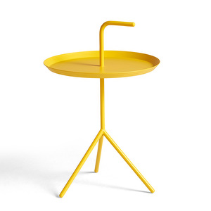 DLM-sivupöytä, sun yellow, ⌀ 38 cm