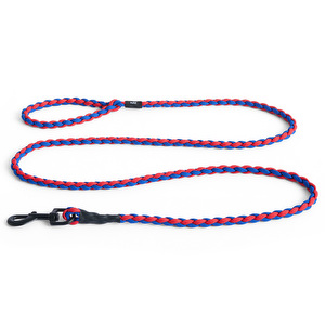 HAY Dogs -talutushihna, red/blue, punottu