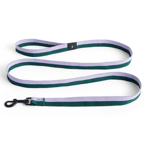 HAY Dogs -talutushihna, lavender/green, litteä