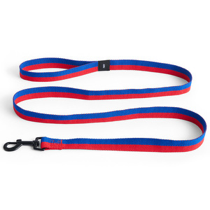 HAY Dogs -talutushihna, red/blue, litteä