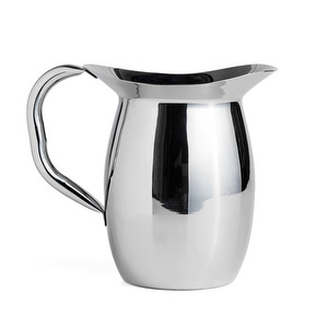 Indian Steel Pitcher -kannu, ruostumaton teräs