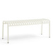 Palissade-penkki, cream white, L 120 cm