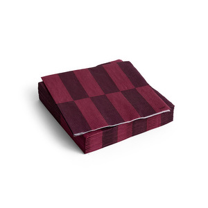 Pattern-paperiservetit, tummanpunainen / viininpunainen, cocktail