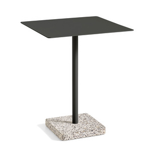 Terrazzo-pöytä, harmaa terrazzo / anthracite, 60 x 60 cm