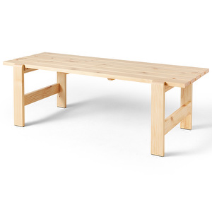 Weekday-ruokapöytä, luonnonvärinen mänty, 230 x 83 cm
