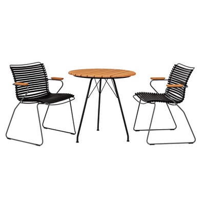 Circum Dining Table + Click Chairs