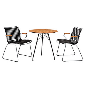 Circum-ruokapöytä + Click-tuolit, ø 74 cm, 2 tuolia