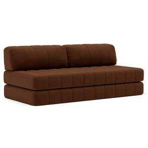 CozyPad-vuodesohva, Taura-kangas 359 cappuccino, L 208 cm
