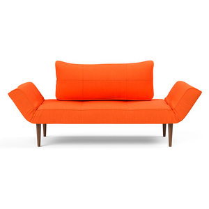 Zeal Styletto -vuodesohva, Elegance-kangas 510 orange / tumma tammi Zeal Styletto -vuodesohva, Elegance-kangas 510 orange / tumma tammi