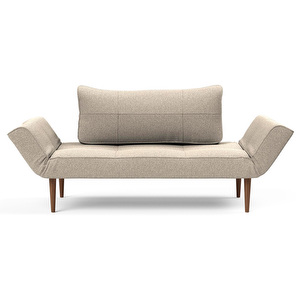 Zeal Styletto -vuodesohva, Bouclé-kangas 539 beige / tumma tammi Zeal Styletto -vuodesohva, Bouclé-kangas 539 beige / tumma tammi