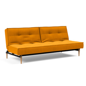 Splitback Styletto -vuodesohva, Elegance-kangas 507 keltainen, L 210 cm Splitback Styletto -vuodesohva, Elegance-kangas 507 keltainen, L 210 cm