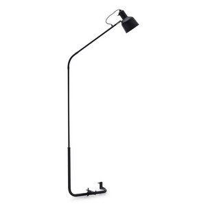 Add On Bed Lamp, Black, Left Side