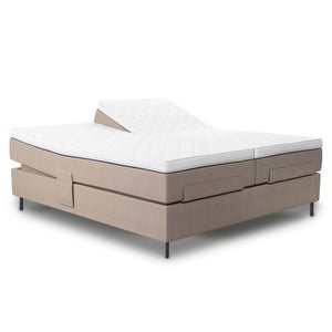 Ambassadör Aqtive II Adjustable Bed, Beige, 180 x 200 cm, Medium+Medium