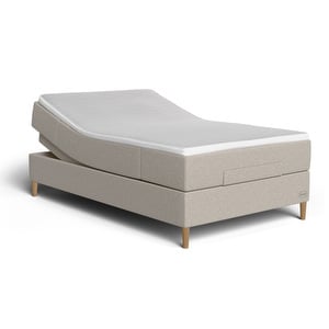 Prestige Aqtive II -moottorisänky, 120 x 200 cm, Sleep 1 firm / 399 cotton cloud