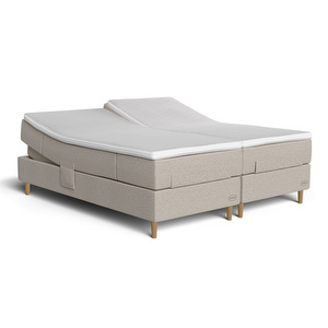 Prestige Aqtive II -moottorisänky, 160 x 200 cm, Sleep 1 firm + medium / 399 cotton cloud