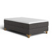 Prestige Continental -sänky, 120 x 200 cm, Sleep 1 firm / 396 soap stone