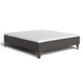 Prestige Seamless -runkosänky, 160 x 200 cm, Sleep 1 firm + medium / 396 soap stone