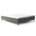 Supreme Divan Bed, Oyster Grey, 180 x 200 cm