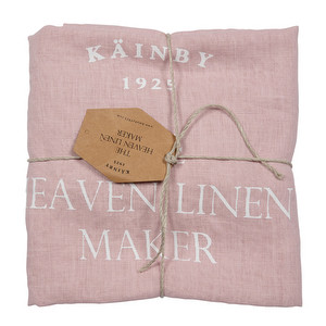 Heaven Linen Pillowcase, Hazy Rose, 50 x 60 cm